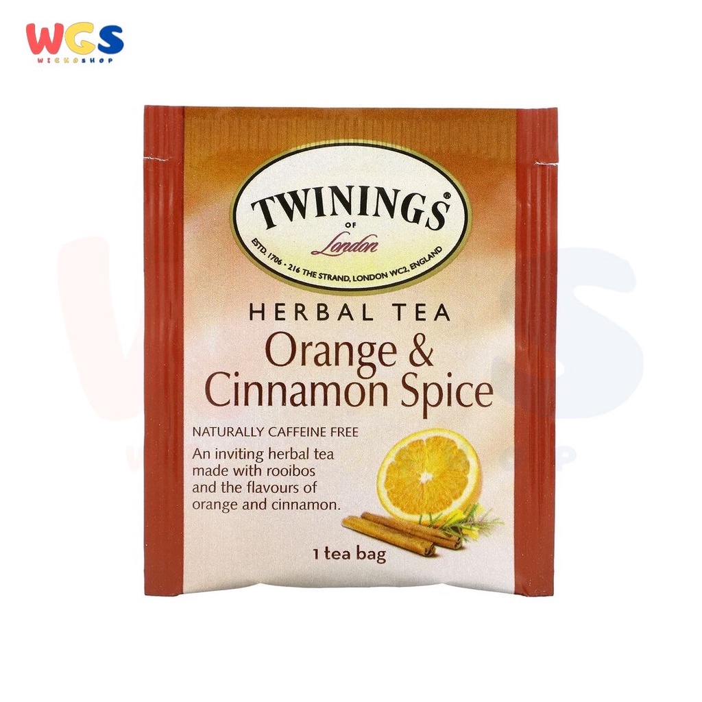 Twinings of London Orange &amp; Cinnamon Spice Herbal Tea 20s x 2g