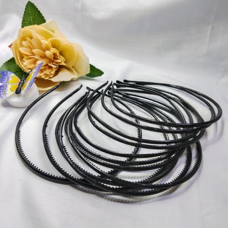 BANDO LIDI SLIM FASHION PRIA WANITA/ BANDO LIDI HITAM SLIM (HARGA PER PCS)