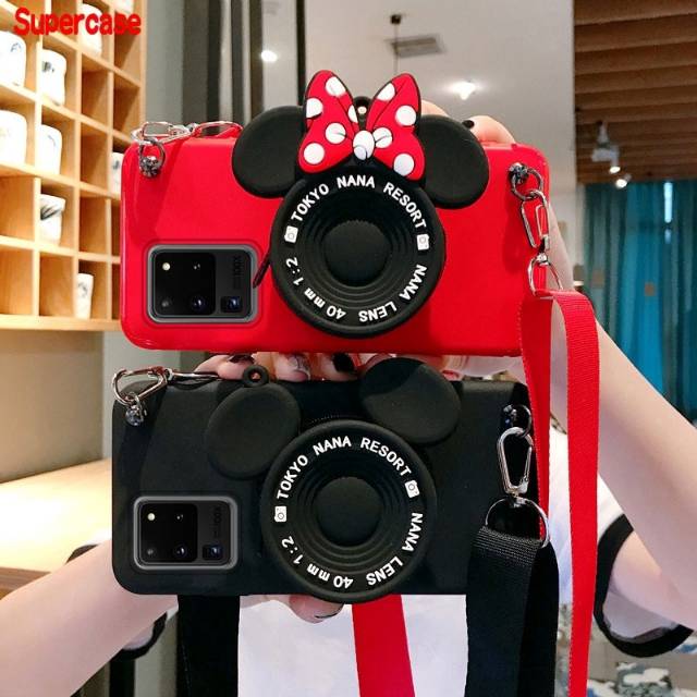 Case SAMSUNG A21S A31 A51 A71 A7 2018 A70 A80 A90 Note 10 Casing+Tali