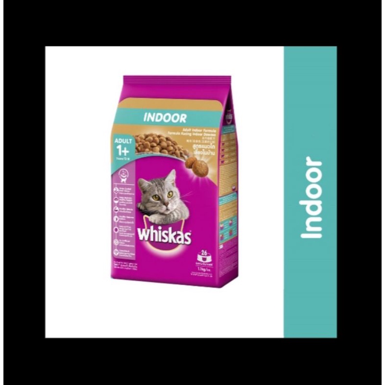 Whiskas Indoor Adult 1.1kg / Whiskas Adult Indoor Formula 1.1kg