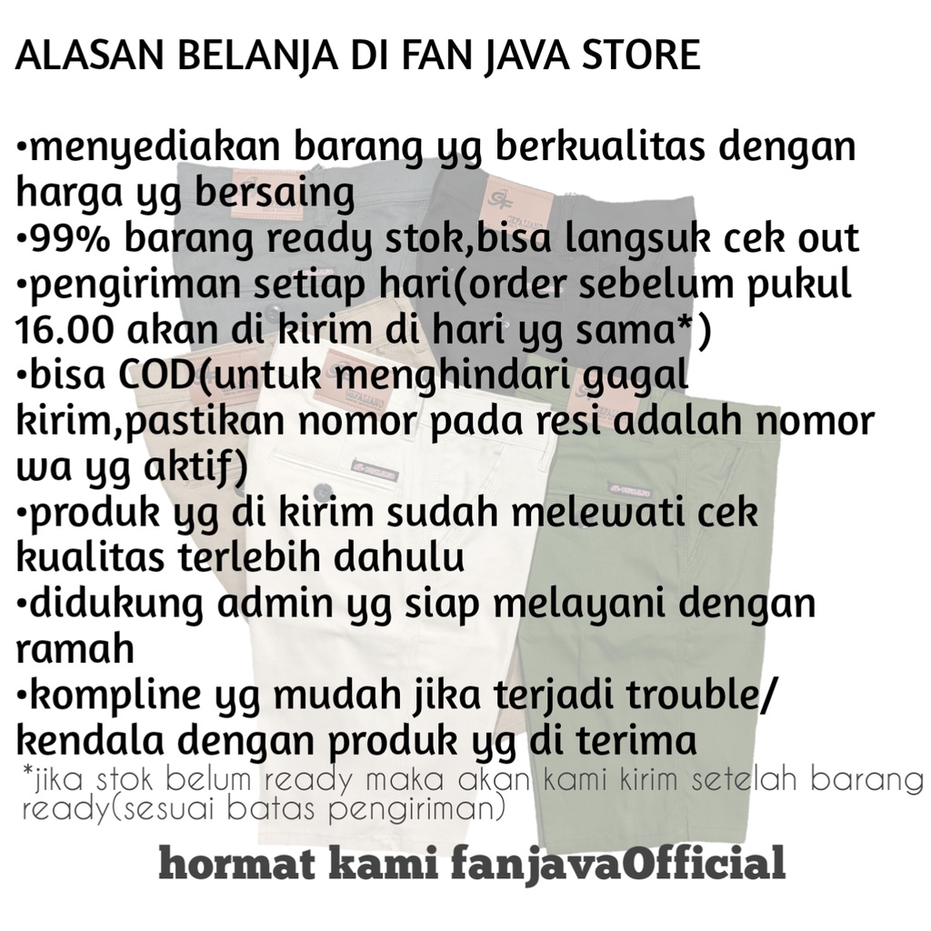 Celana tartan Pendek Twill combed 28-38 printing Original