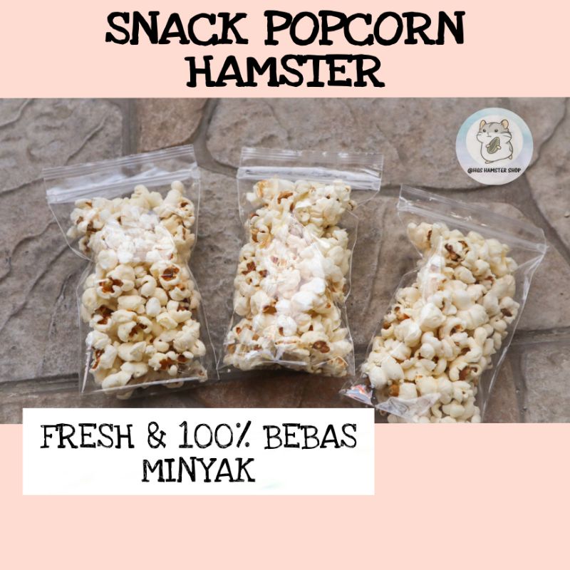 Popcorn Hamster, Sugar Glider 100% Bebas Minyak | Snack Hamster