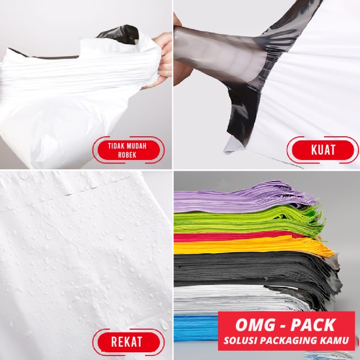 

MENYURAT-SURAT- PLASTIK POLYMAILER 17X30 KANTONG PACKING TEBAL PREMIUM ONSHOP TERMURAH - BLACKMATE