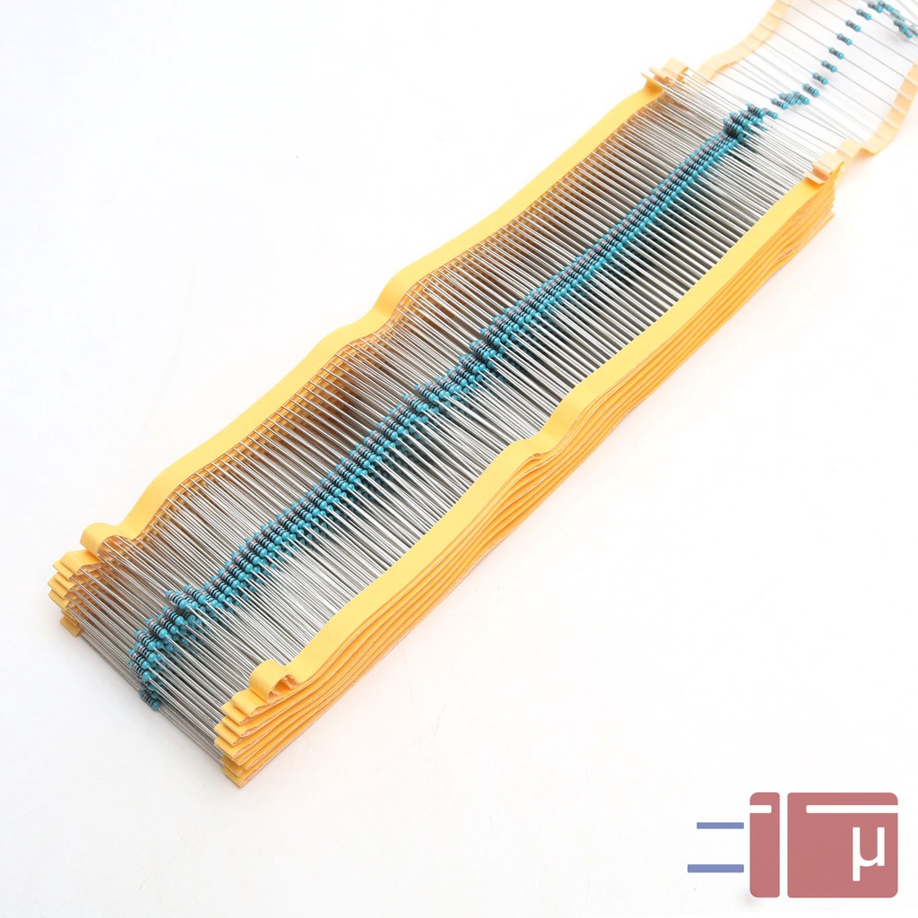 x10 Resistor 3K3 3.3K 1/4W Metal Film 1% Taiwan Kaki Tembaga