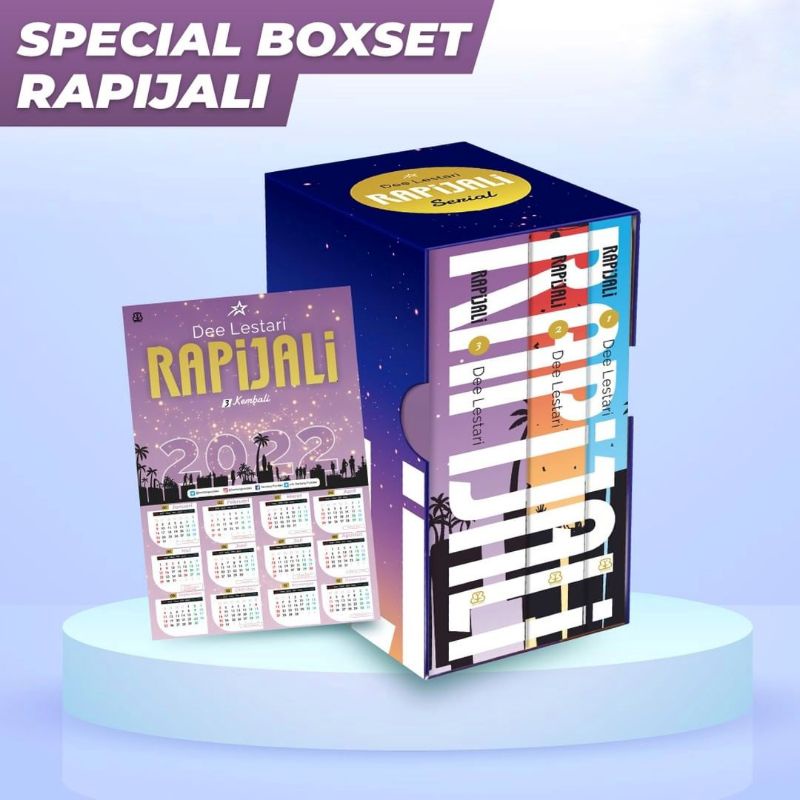BOXSET RAPIJALI / PAKET BUNDLING RAPIJALI / PAKET RAPIJALI (ORIGINAL) - DEE LESTARI