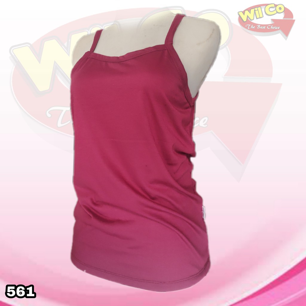 K561 - TANKTOP/KAMISOL ATASAN PAKAIAN DALAM WANITA WIDYA LUX SIZE XXL TALI KECIL