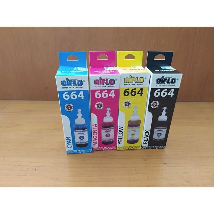Tinta Aiflo 664 for Printer Epson L100,L120,L110,L200,L220,L300,L310,L350,L335,L360,L365,L380,L385