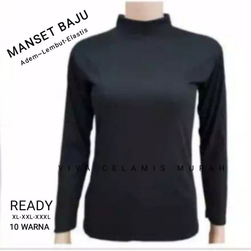 Manset Baju- Adem Lembut Elastis Nyaman- Baju Dalaman- Baju Luaran