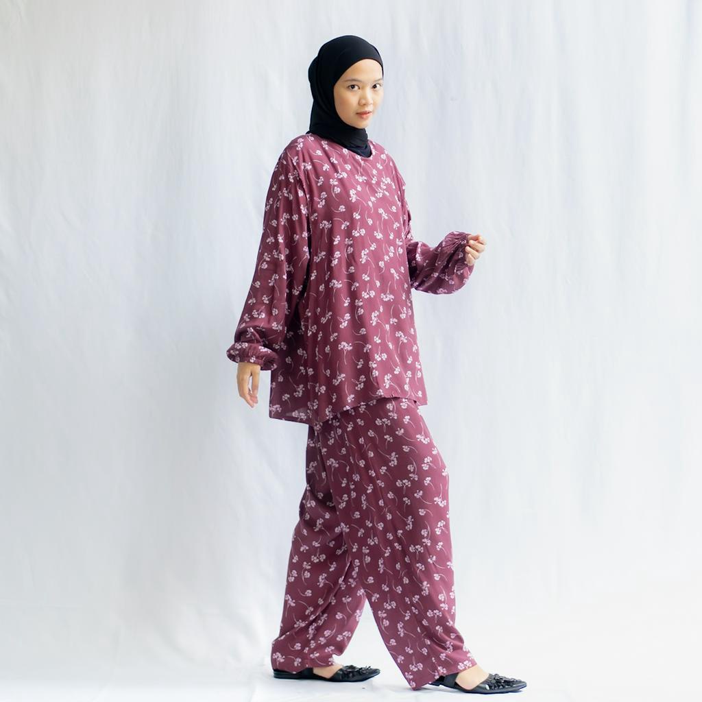 Bajuboo Alika - One set Busui &amp; Bumil Friendly Rayon