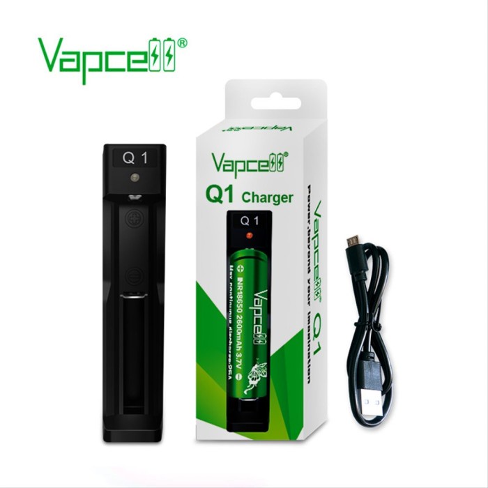 CHARGER VAPCELL SMART CHARGER 100% AUTHENTIC Q2S N Q1