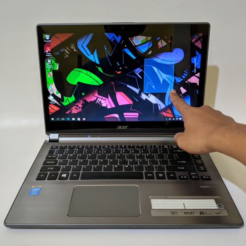 Laptop Ultrabook Touchscreen acer aspire v5 473P - core i5 - ram 8gb - ssd 256gb