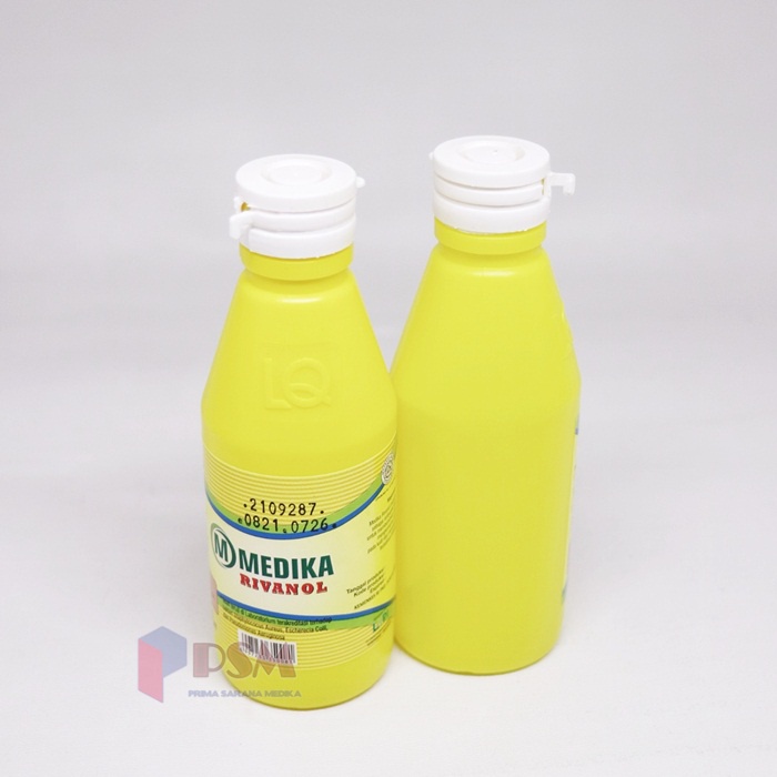 Medika Rivanol 100ml / Cairan Antiseptic Pembersih Luka P3K Per Botol