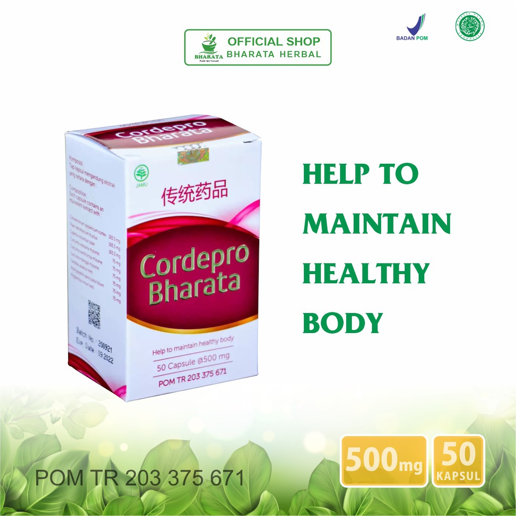 Cordepro Bharata Obat Herbal 1001 Manfaat Garansi 1000% Produk Original-3