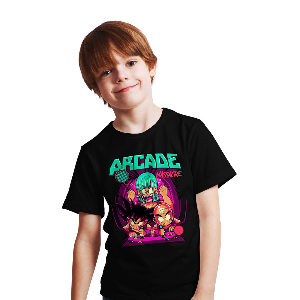 T-SHIRT ANAK GOHAN ARCADE MASSACRE PREMIUM DISTRO PRO X