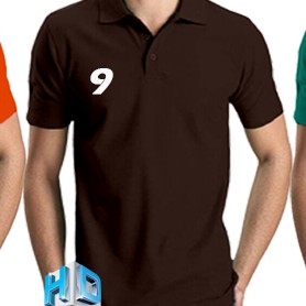 HD | Polo shirt KAOS POLO PRIA / KAOS KRAH | Baju polo pria | atasan pria-9 coklat