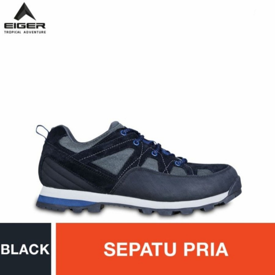 Sepatu Eiger1989 Natoas1.0 Shoes Hitam Olahraga Gunung Outdoorsporty Original