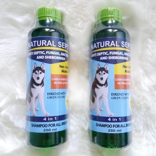 Shampo Anjing NATURAL SEPTIC Dog 250ml Anti Bakteri Jamur Kutu Ketombe