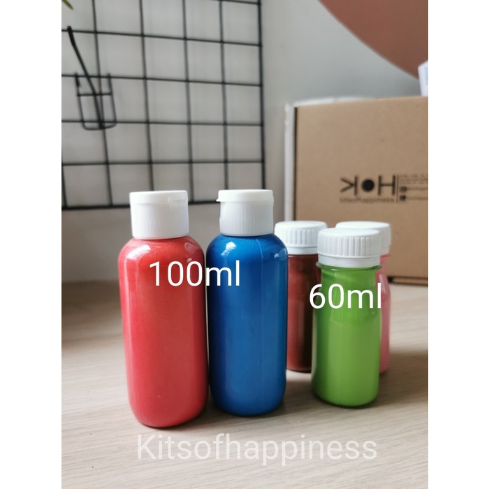 

air-cat- cat lukis anak / giotto washable finger paint share in bottle / cat gi - 60ml, merah -cat-