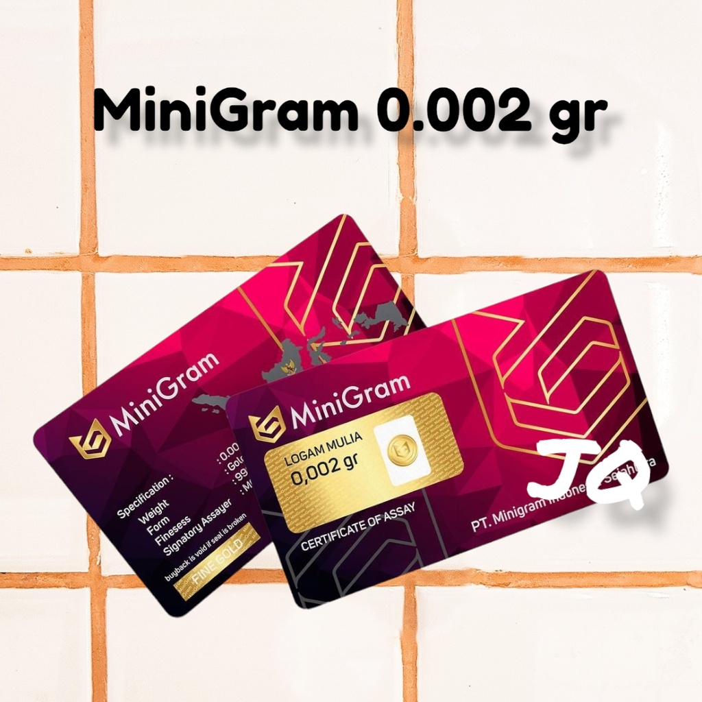 MiniGram Logam Mulia Baby Gold Mini Gold 0.002 gram