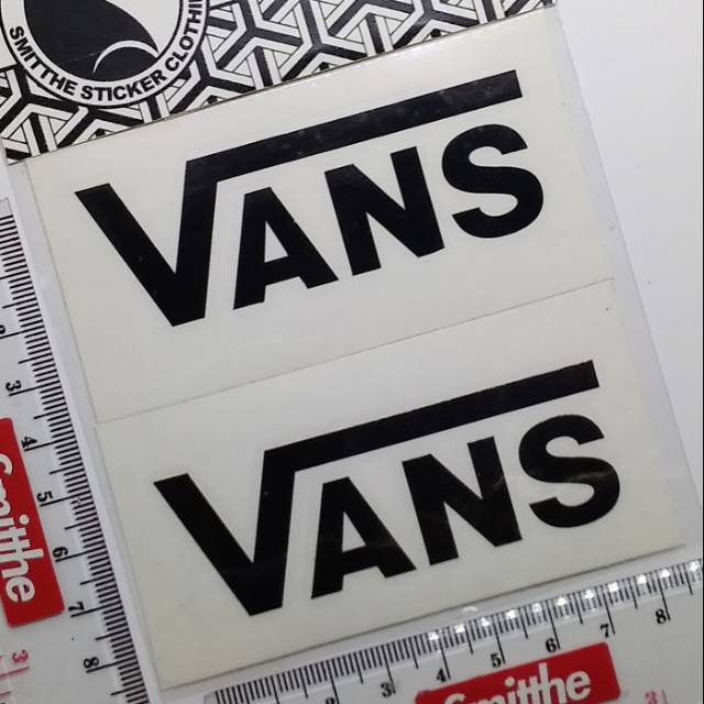 Stiker Vans Logo Cutting Sticker untuk aksesoris Mobil Motor