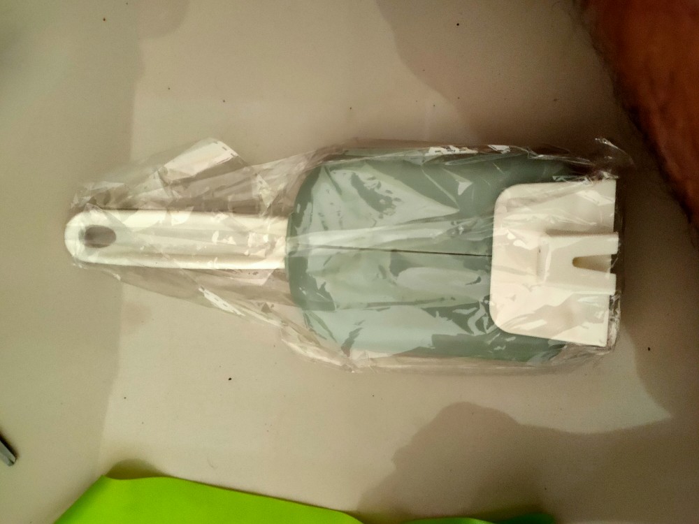 Centong Nasi Otomatis + Holder / Tempat Sendok Nasi Dengan Cover Buka Tutup Otomatis Anti Lengket