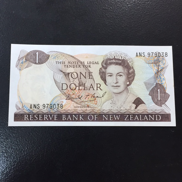 UANG NEW ZEALAND PC 1 DOLLAR TAHUN 1989