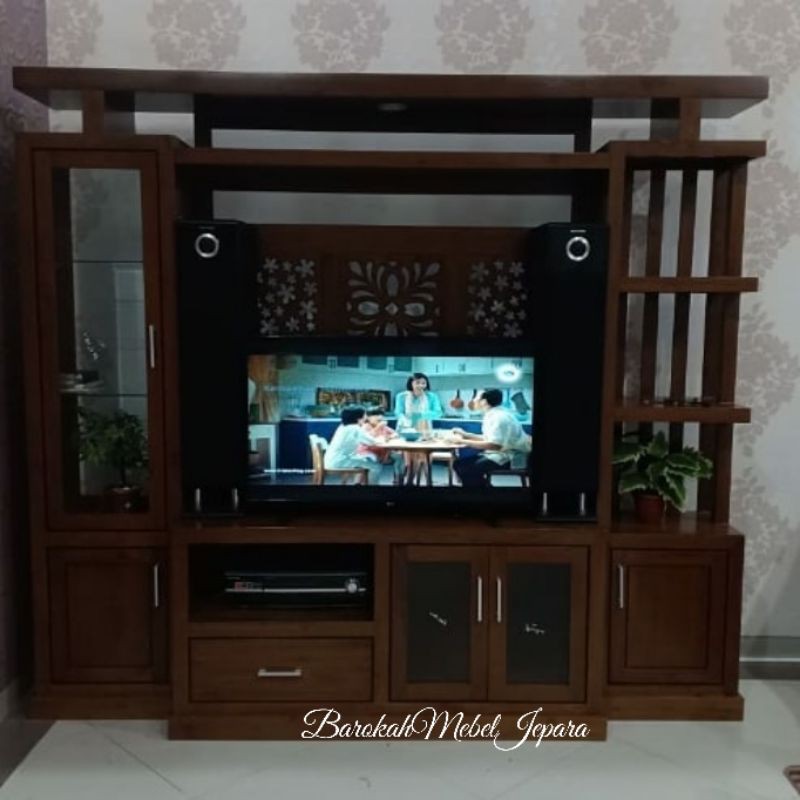 Buffet Tv Jati / Bufet Tv penyekat / bufet penyekat ruangan jati / Bufet Tv Jepara
