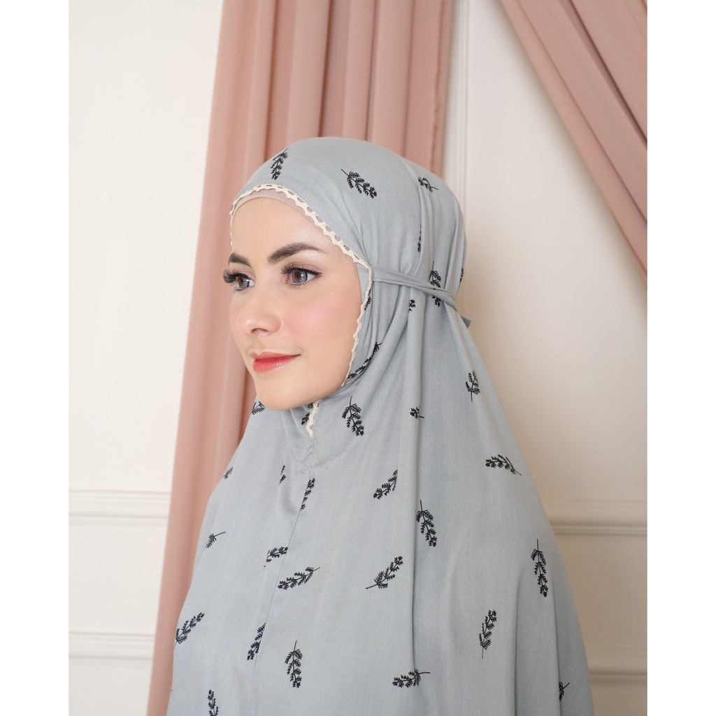 Mukena Dewasa Khodijah Free Tas Cantik Mukenah Cantik Renda Premium Jumbo Bahan Katun Rosella Lembut
