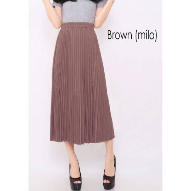 PROMO MURAH ROK PLISKET 7/8 - BAHAN HYGET SUPER (PREMIUM)