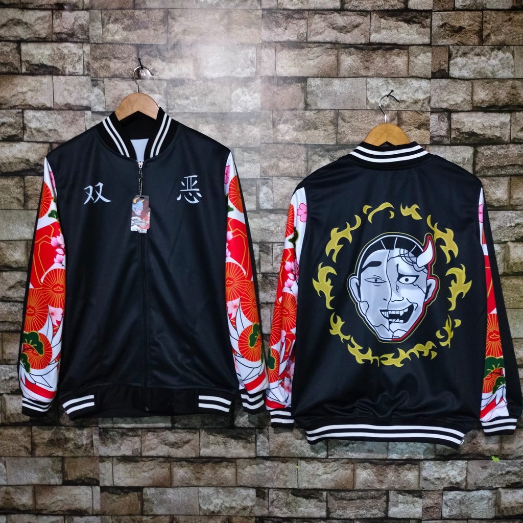 Jaket angry Smiley Revengers Tokyo Original Jaket Bomber Jaket Bmber Angry X Smiley Original Tokyo R