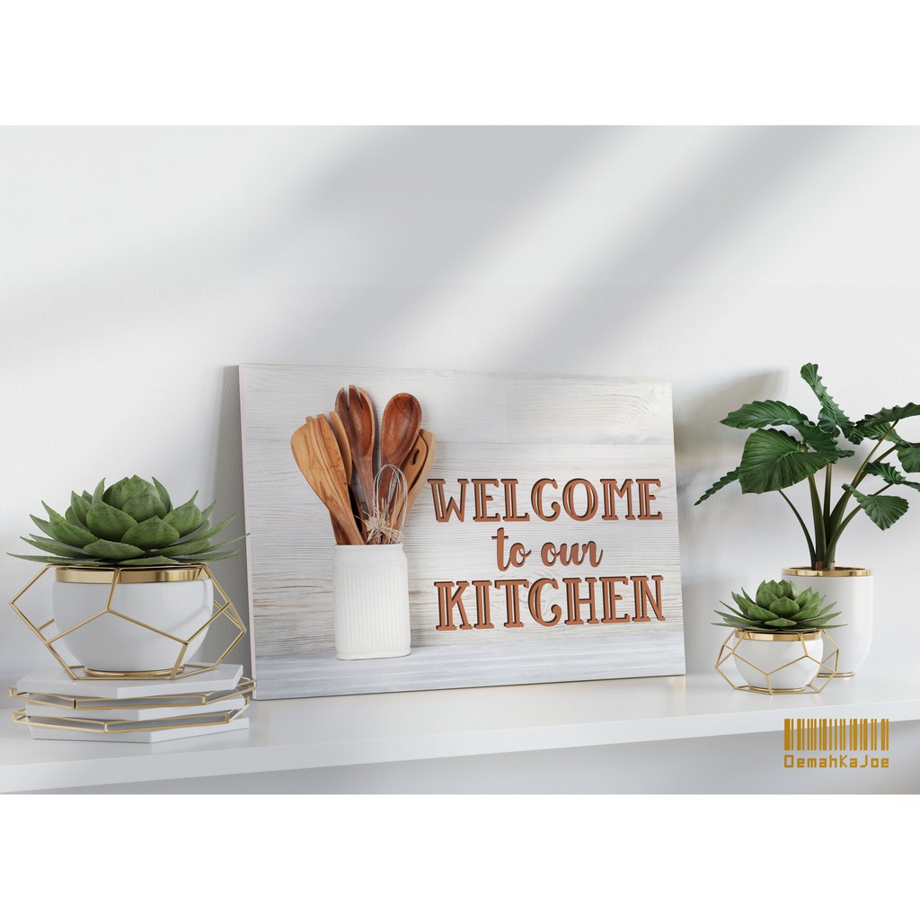 Oemah KAjOE Walldecor Hiasan Dinding Dapur Kitchen Poster (KC02