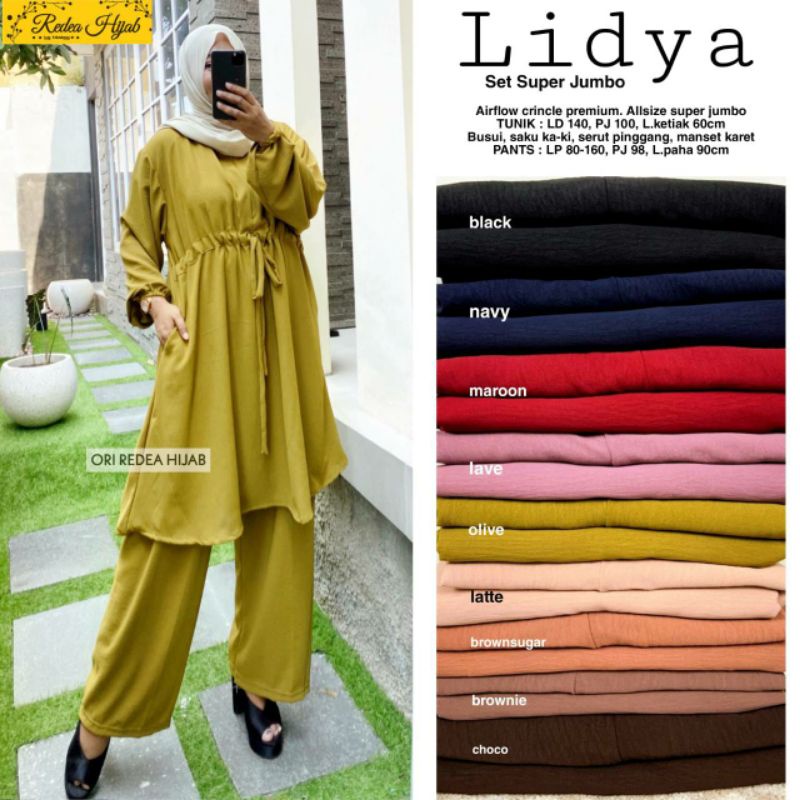 LIDYA SET BY REDEA SETELAN JUMBO