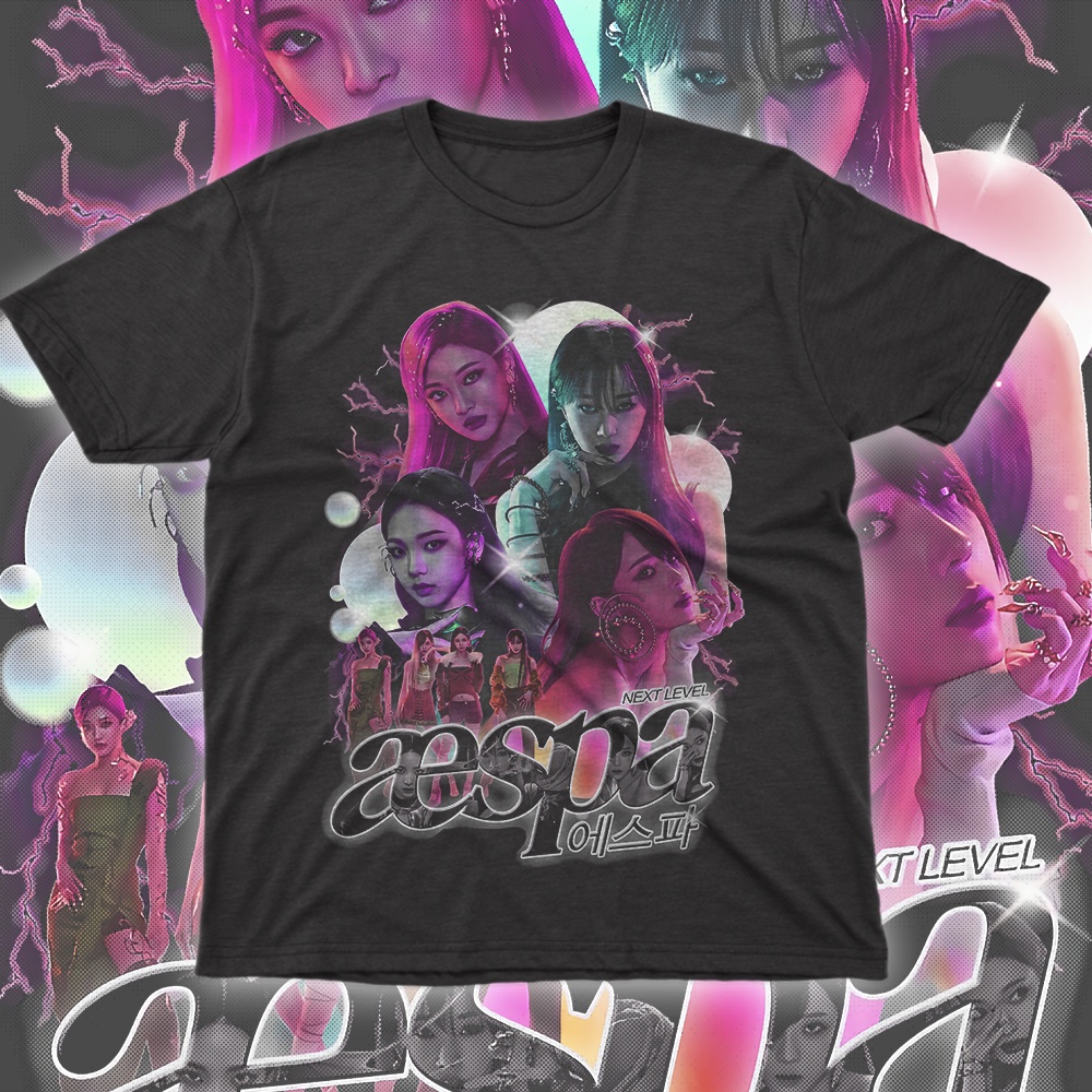KAOS KPOP AESPA I AESPA T-SHIRT I KPOP T-SHIRT OVERSIZE - BIGSIZE - UPSIZE
