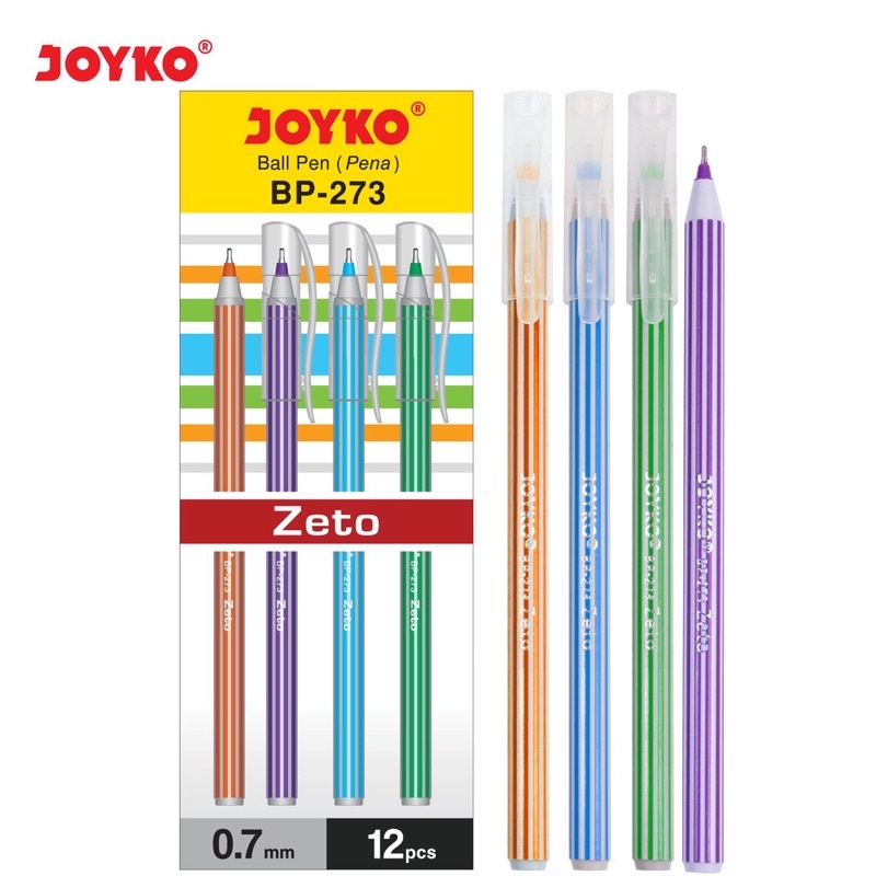 

Pulpen Joyko BP-273 Zeto (12pcs)
