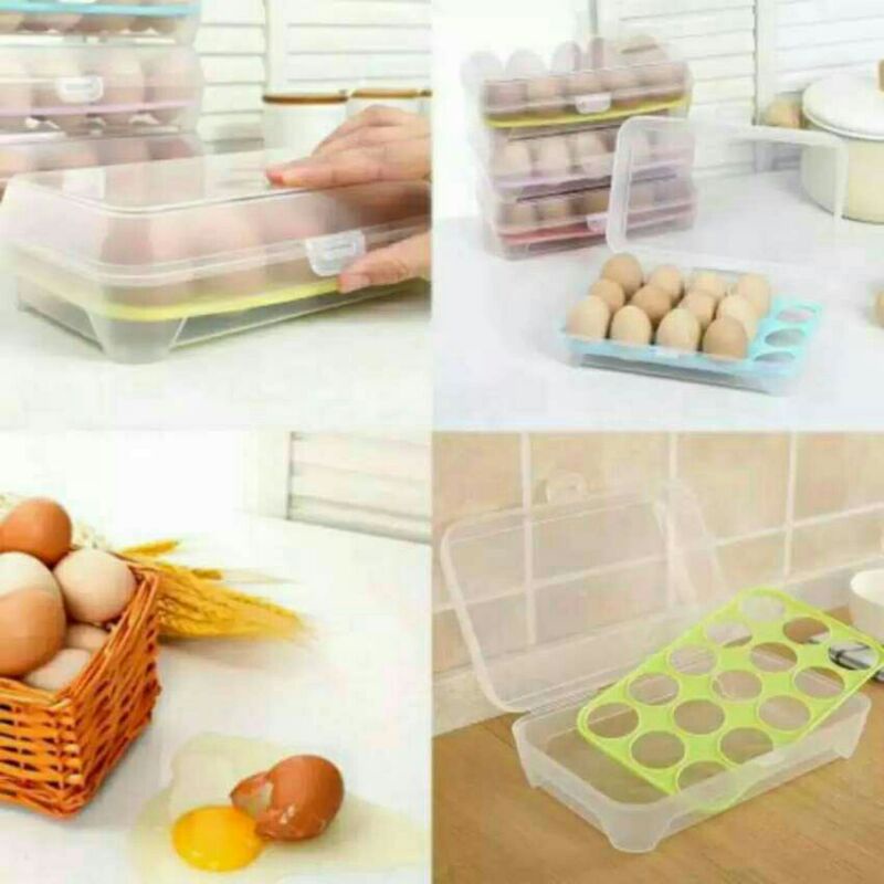 

Tempat Box Telur 15 Lubang Sekat (Kotak dengan sekat khusus Telur)