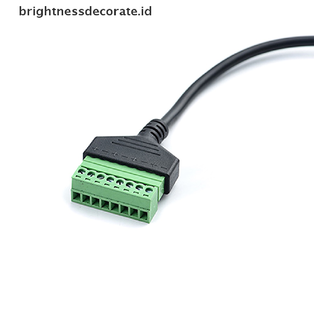 Adapter Konverter Plug Kabel Rj45 Ethernet Male Ke 8 Pin Av Terminal Screw