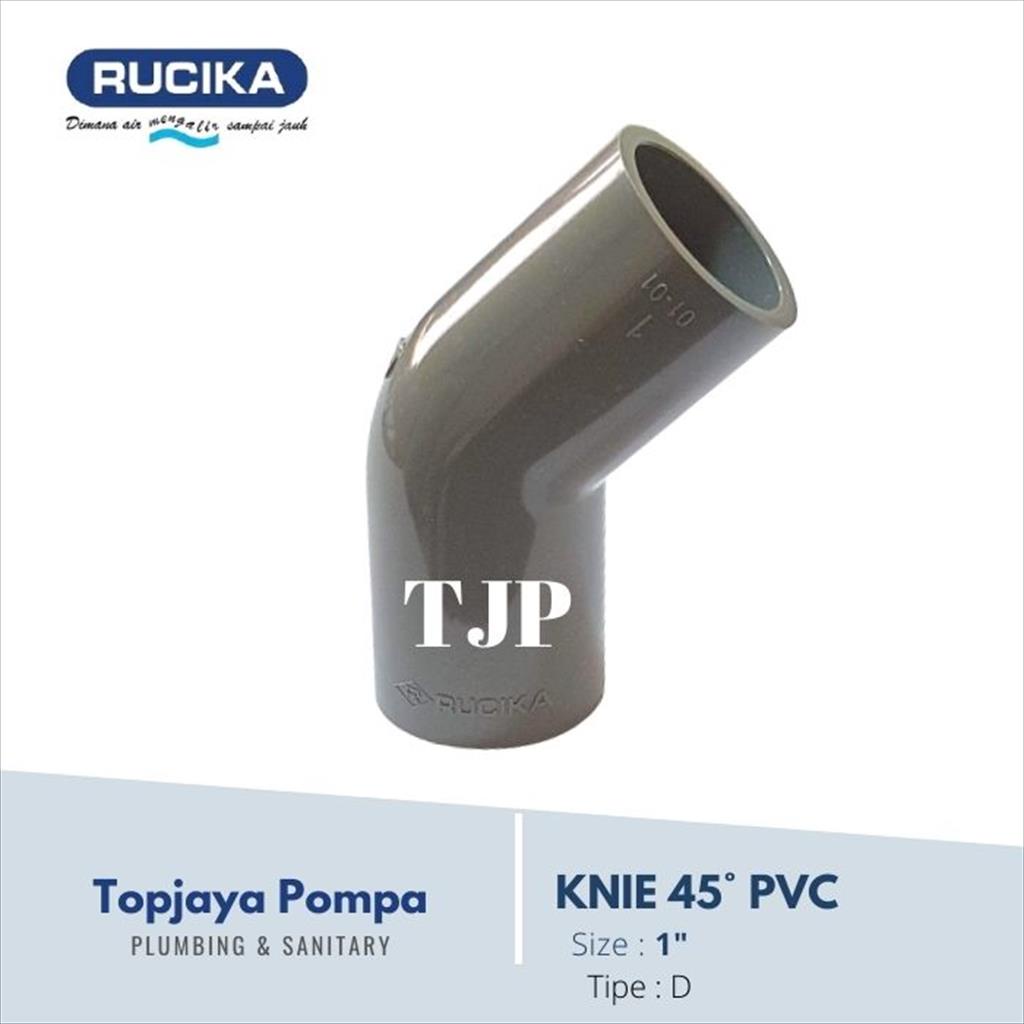 KNIE / ELBOW 45° PVC AW RUCIKA 1&quot;