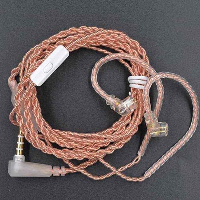 Kabel KZ Cable KZ Type C Upgrade Copper Silver Original ZSN PRO X ZS10 PRO DQ6 Mic