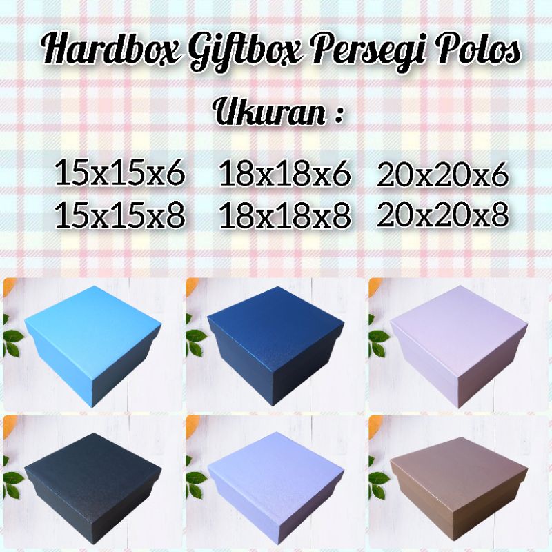 

Kotak Kado HARDBOX Persegi Polos