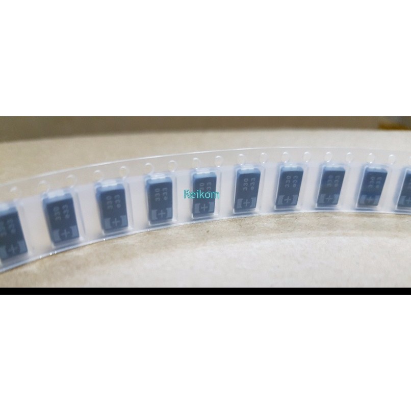 Sale Capacitor Capacitors Kapasitor 330uf 2 5v Tantalum Sanyo berkualitas terlaris