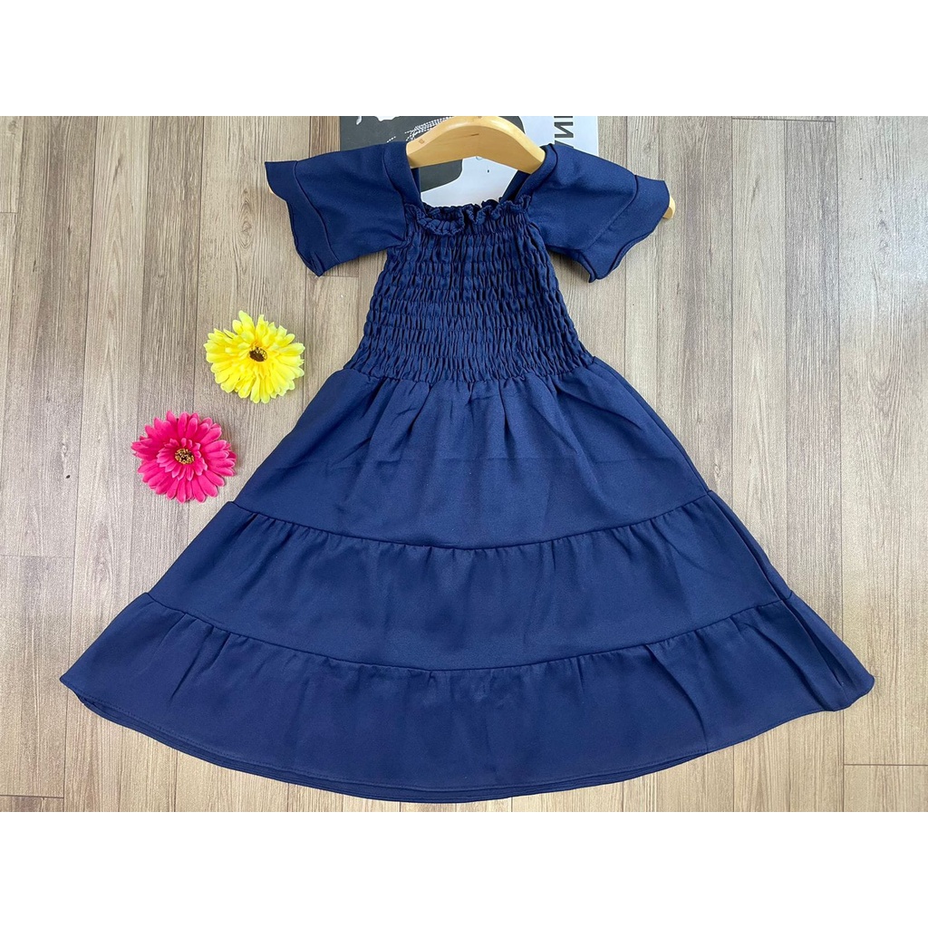 HOPYLOVY - Dress Anak Perempuan Umur 5-7 Tahun / Gaun Anak Perempuan Kiera Kids