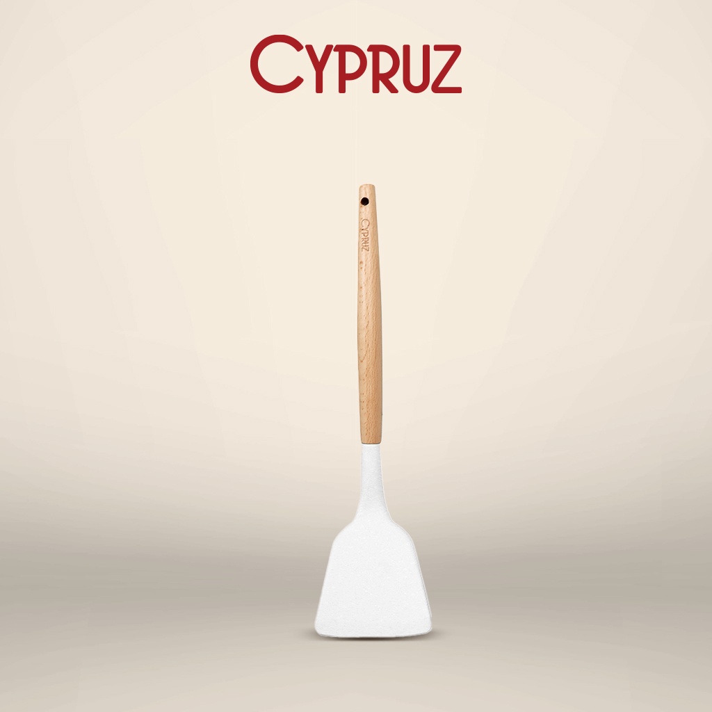 Cypruz Spatula / Solid Turner Silicone Putih AM-0930-PH