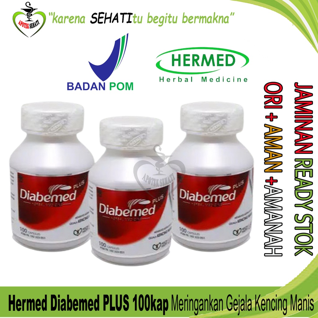 DIABEMED HERBAL DIABETES / Anti Diabetes Militus / Obat Herbal Murah