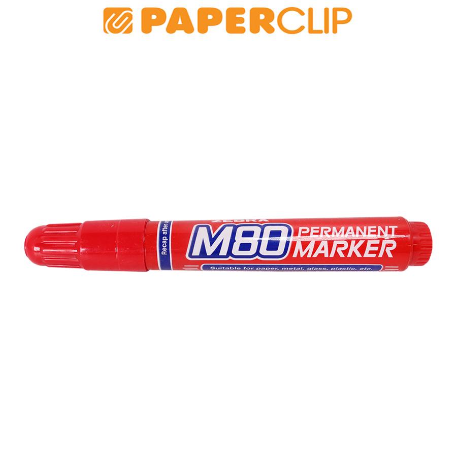 

MARKER ZEBRA M80 PERMANENT RED