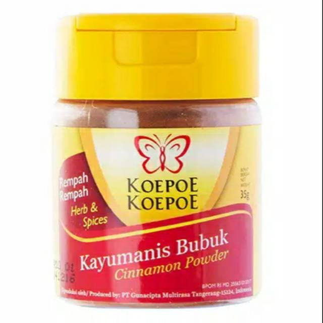 

Kayu Manis Bubuk 35 gram Koepoe Cinnamon Powder rempah bumbu Bahan kue makassar COD
