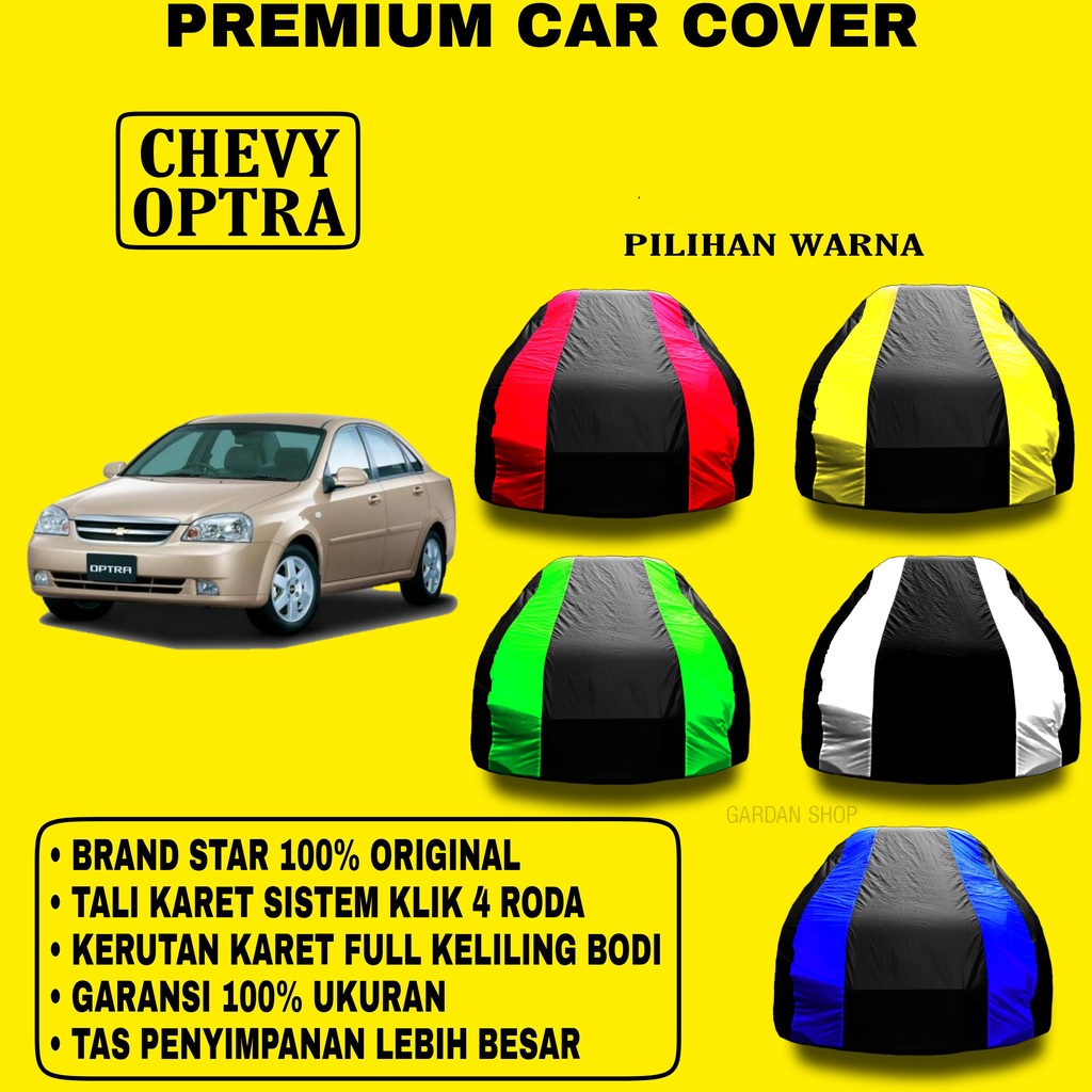 Body Cover CHEVY OPTRA Garis 2 WARNA Penutup Pelindung Bodi Chevy Optra PREMIUM