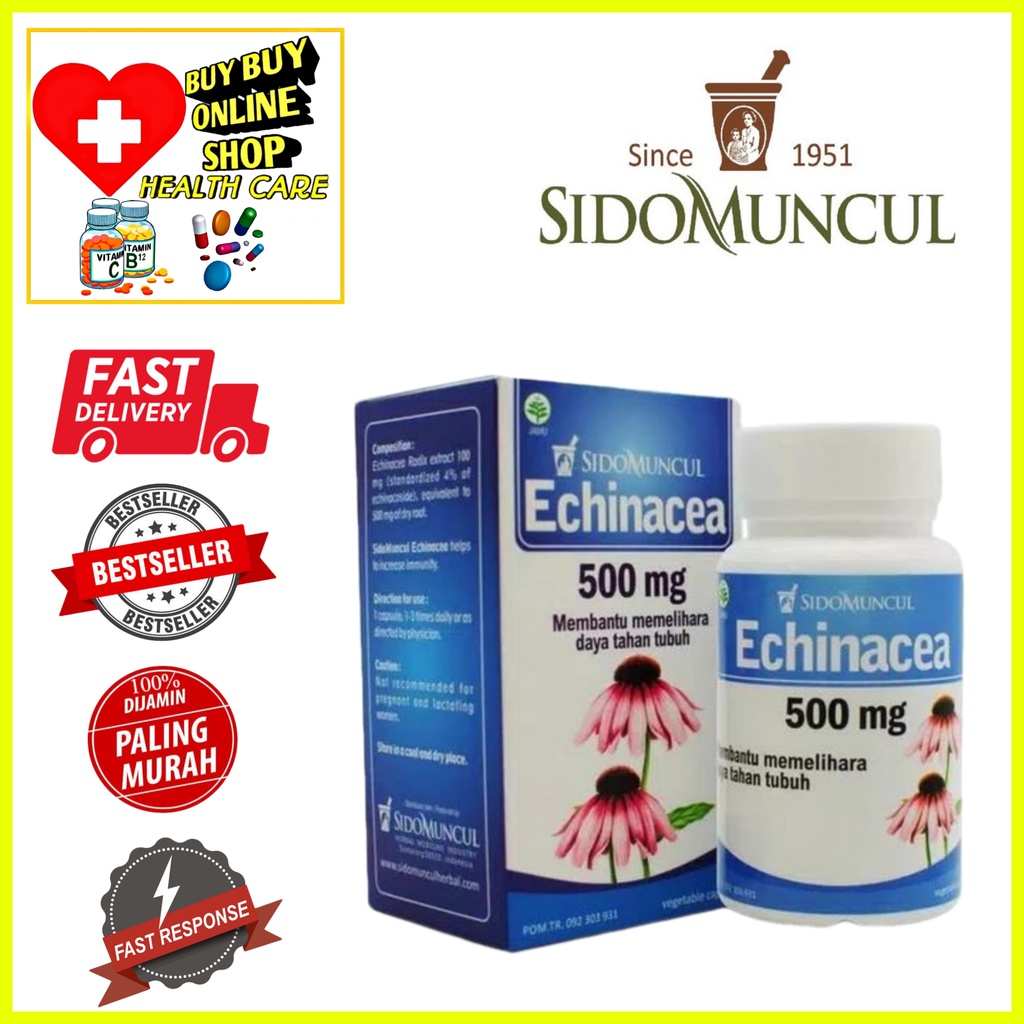 Jual ECHINACEA SIDOMUNCUL ISI 30 KAPSUL | Shopee Indonesia