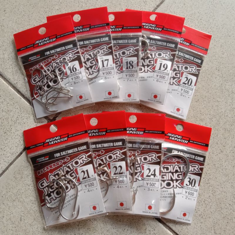 Kail Jigging Monster Gladiator Jigging Hook Saltwater