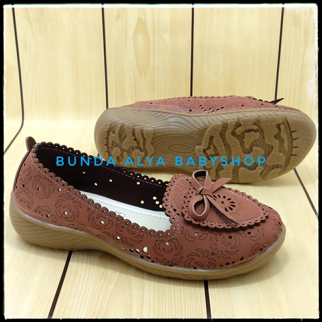 Sepatu Kerja Wanita COKLAT Size 37 - 40 - Sepatu Kerja Wanita Sepatu Wanita Formal Sepatu Slip On SALE