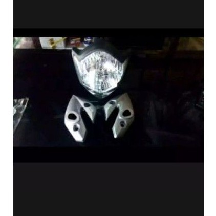 lampu depan Vixion old 2012 plus kupingan lampu